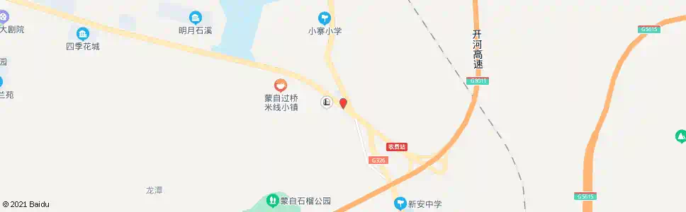 红河大新寨_公交站地图_红河公交_妙搜公交查询2025