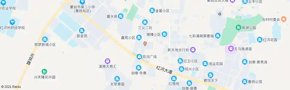 红河红河建材城_公交站地图_红河公交_妙搜公交查询2025