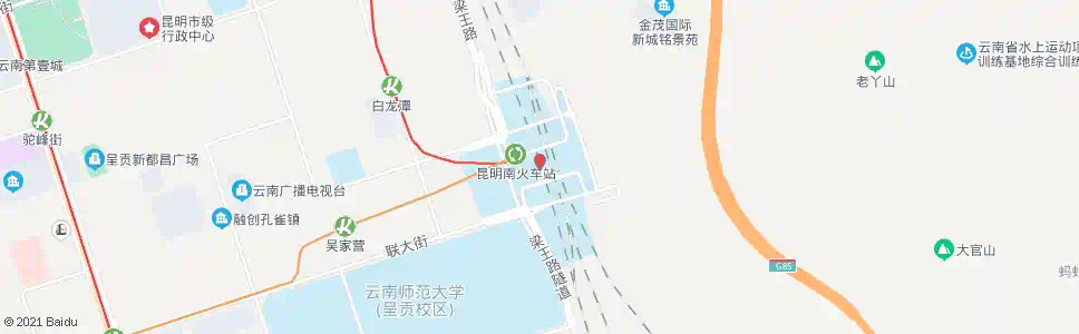 昆明广居路南_公交站地图_昆明公交_妙搜公交查询2025