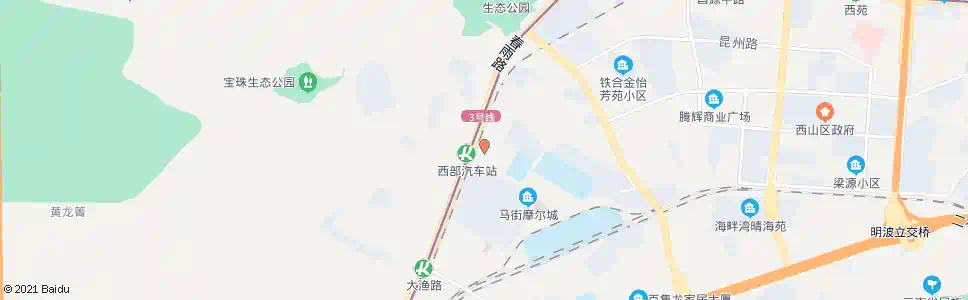 昆明益宁路(西山客运站)_公交站地图_昆明公交_妙搜公交查询2025