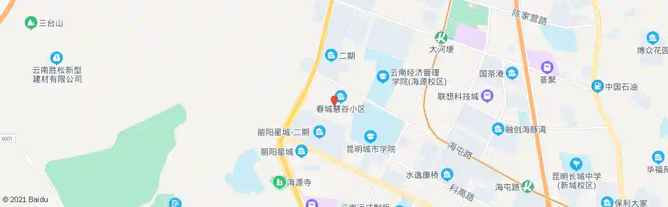 昆明海屯路口_公交站地图_昆明公交_妙搜公交查询2025