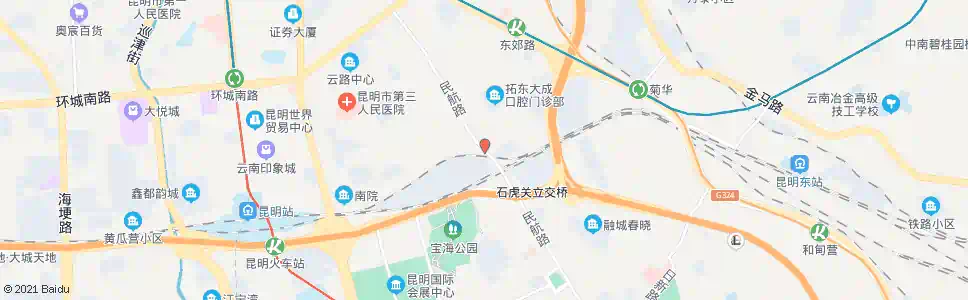 昆明五里多村_公交站地图_昆明公交_妙搜公交查询2025