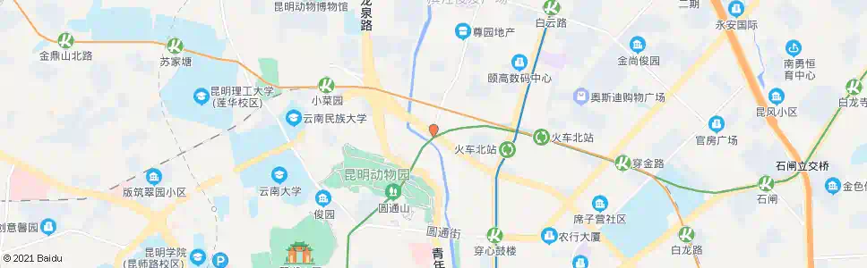 昆明油管桥_公交站地图_昆明公交_妙搜公交查询2025