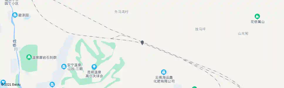 昆明温泉_公交站地图_昆明公交_妙搜公交查询2025