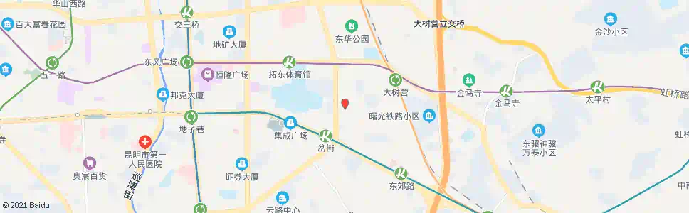 昆明董家湾_公交站地图_昆明公交_妙搜公交查询2025