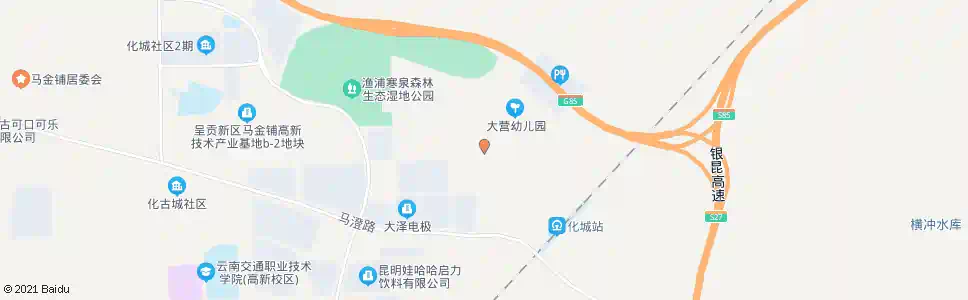 昆明大营村_公交站地图_昆明公交_妙搜公交查询2025