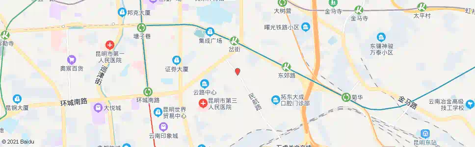 昆明吴井桥(民航路)_公交站地图_昆明公交_妙搜公交查询2025
