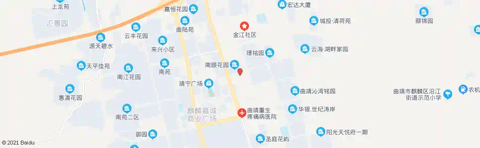 曲靖二检站_公交站地图_曲靖公交_妙搜公交查询2025