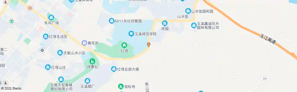 玉溪玉溪师院_公交站地图_玉溪公交_妙搜公交查询2025
