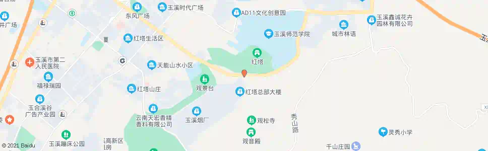 玉溪红塔集团_公交站地图_玉溪公交_妙搜公交查询2025
