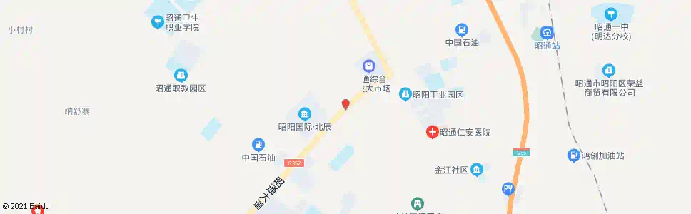 昭通陈家海子_公交站地图_昭通公交_妙搜公交查询2025