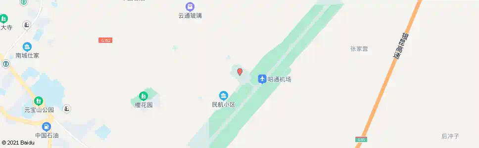 昭通机场_公交站地图_昭通公交_妙搜公交查询2025