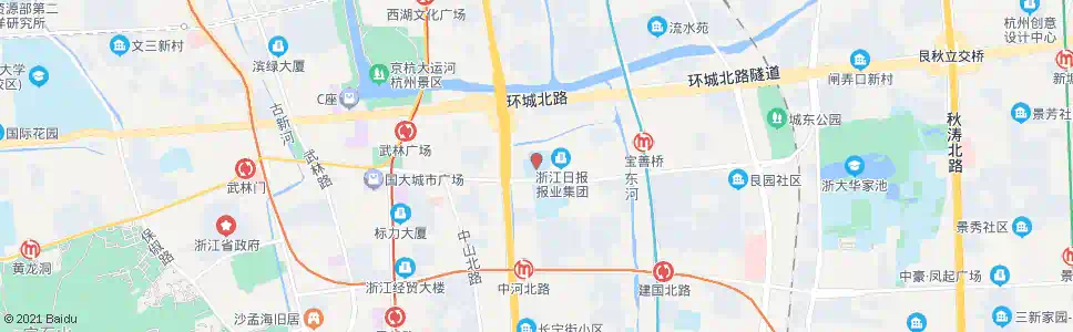 杭州体育馆(余杭区)_公交站地图_杭州公交_妙搜公交查询2025