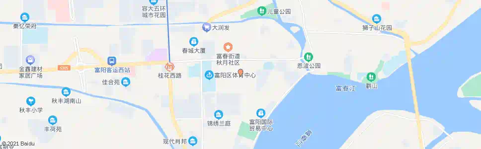 杭州富春二幼_公交站地图_杭州公交_妙搜公交查询2025