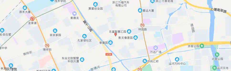 杭州祥园路祥兴路口_公交站地图_杭州公交_妙搜公交查询2025
