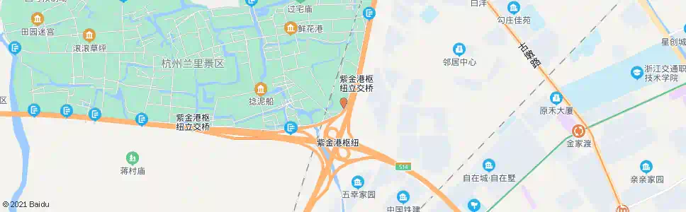 杭州九堡童家坝_公交站地图_杭州公交_妙搜公交查询2025