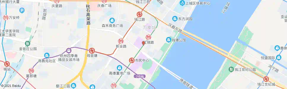 杭州丹桂街富春路口_公交站地图_杭州公交_妙搜公交查询2025