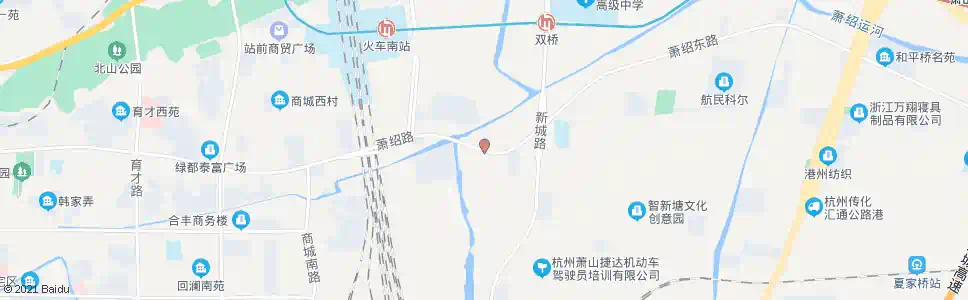 杭州萧山激光医院_公交站地图_杭州公交_妙搜公交查询2025