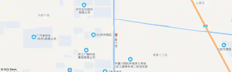 杭州春蕾村口_公交站地图_杭州公交_妙搜公交查询2025