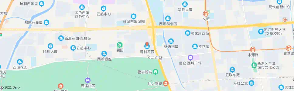 杭州蒋村兴达苑_公交站地图_杭州公交_妙搜公交查询2025