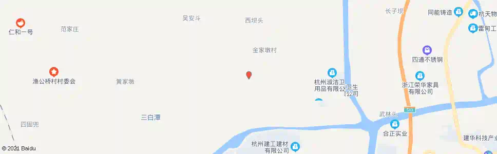 杭州荣河坝西_公交站地图_杭州公交_妙搜公交查询2025
