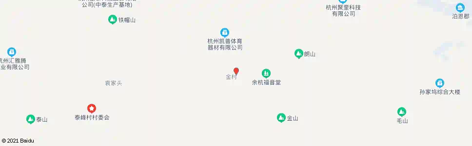 杭州上金村_公交站地图_杭州公交_妙搜公交查询2025