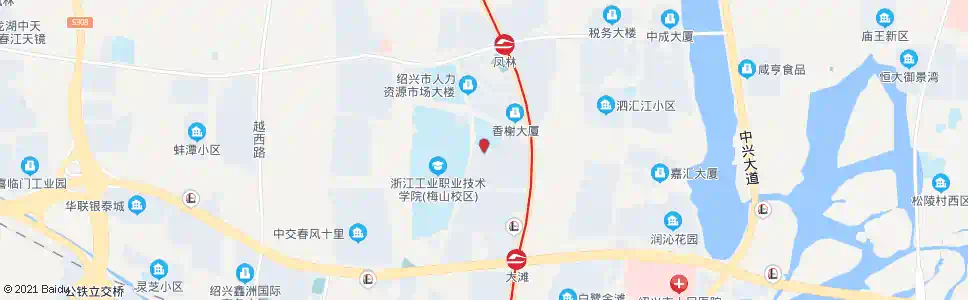 杭州外枢临时停靠站_公交站地图_杭州公交_妙搜公交查询2025