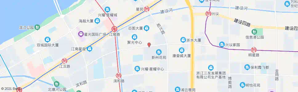 杭州新州花苑北_公交站地图_杭州公交_妙搜公交查询2025