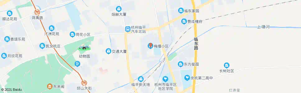 杭州梅堰小区_公交站地图_杭州公交_妙搜公交查询2025