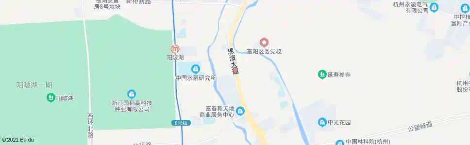 杭州新桥(富阳区)_公交站地图_杭州公交_妙搜公交查询2025