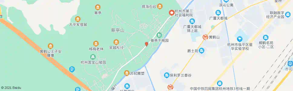 杭州千桃园_公交站地图_杭州公交_妙搜公交查询2025