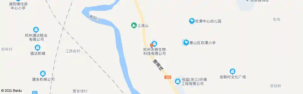 杭州傅家东_公交站地图_杭州公交_妙搜公交查询2025