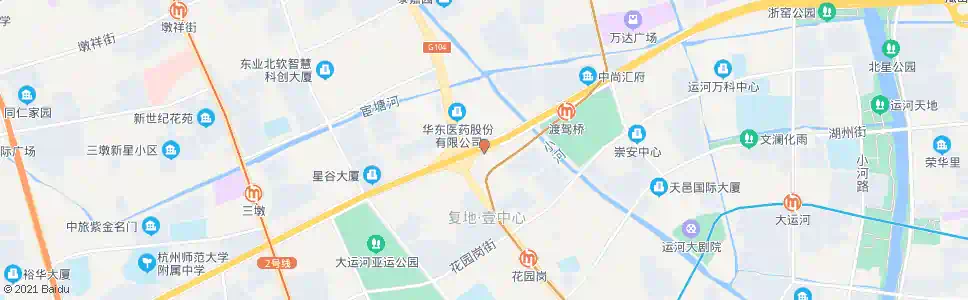 杭州羊家埭_公交站地图_杭州公交_妙搜公交查询2025