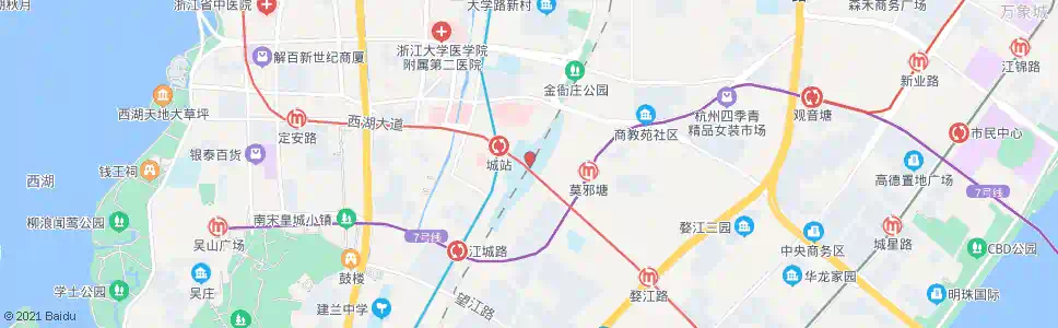 杭州城标_公交站地图_杭州公交_妙搜公交查询2025