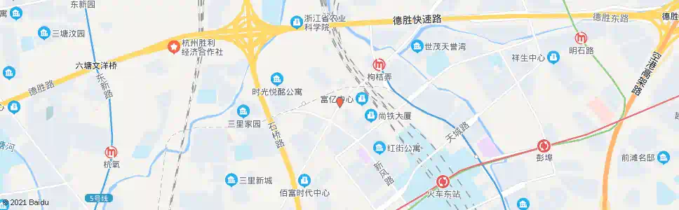 杭州机场路尚城国际_公交站地图_杭州公交_妙搜公交查询2025