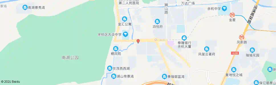 杭州余杭区国税局_公交站地图_杭州公交_妙搜公交查询2025