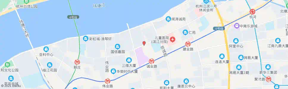 杭州横街埠西_公交站地图_杭州公交_妙搜公交查询2025