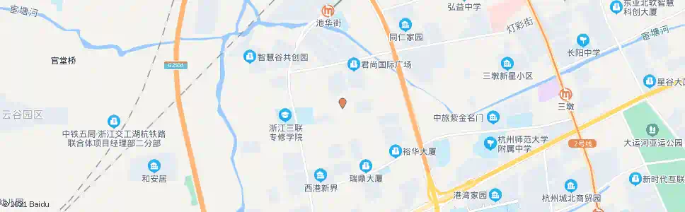 杭州区公共服务大楼_公交站地图_杭州公交_妙搜公交查询2025