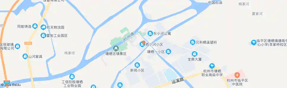 杭州北小河路口_公交站地图_杭州公交_妙搜公交查询2025