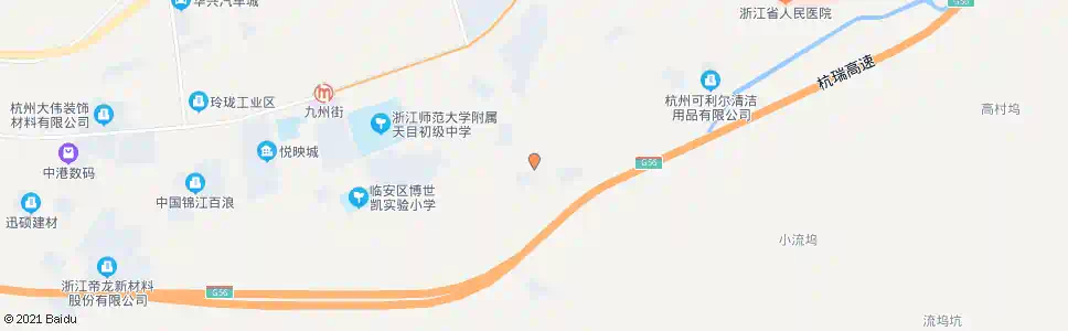 杭州杨春畈_公交站地图_杭州公交_妙搜公交查询2025