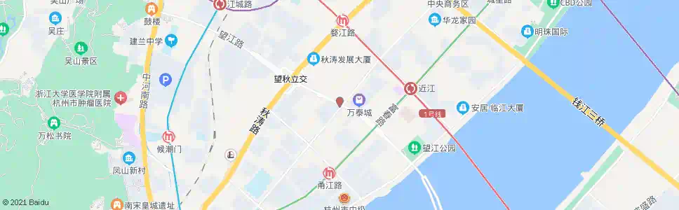 杭州望江东路钱江路口_公交站地图_杭州公交_妙搜公交查询2025