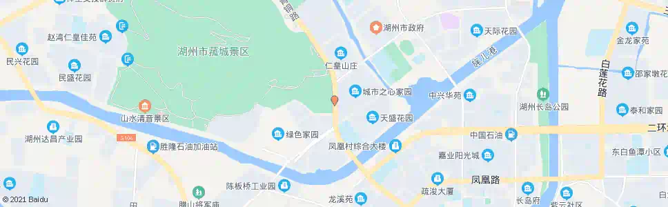 湖州仁皇山公园(东)_公交站地图_湖州公交_妙搜公交查询2025