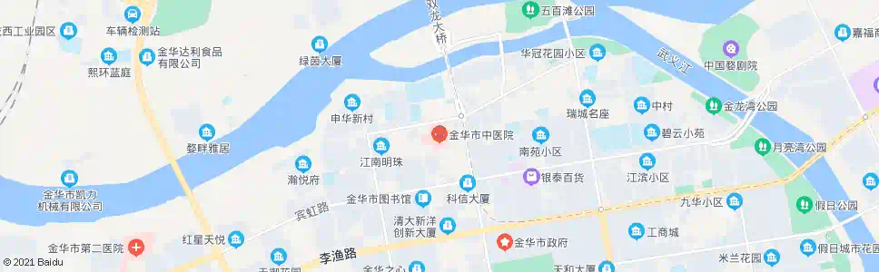 金华新中医院_公交站地图_金华公交_妙搜公交查询2025