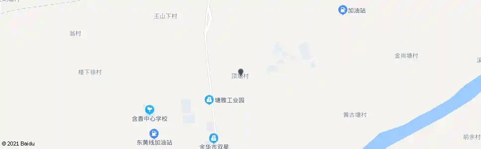 金华顶塘村_公交站地图_金华公交_妙搜公交查询2025