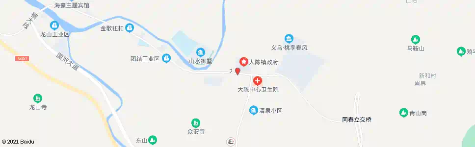 金华大陈镇镇政府_公交站地图_金华公交_妙搜公交查询2025