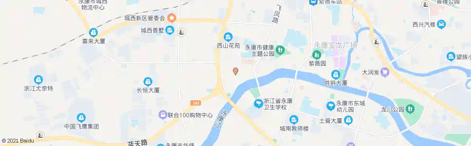 金华城西路口_公交站地图_金华公交_妙搜公交查询2025