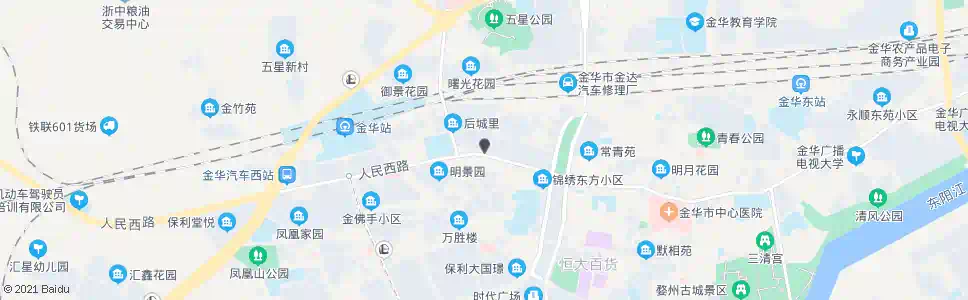 金华广电中心_公交站地图_金华公交_妙搜公交查询2025