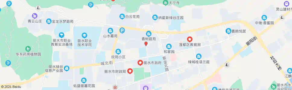 丽水天宁中学_公交站地图_丽水公交_妙搜公交查询2025