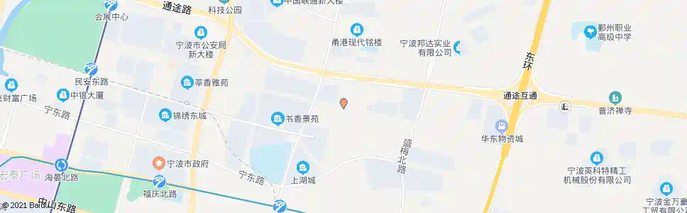 宁波明湖花苑_公交站地图_宁波公交_妙搜公交查询2025