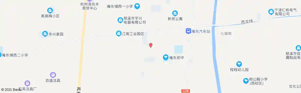 宁波庵东农贸市场_公交站地图_宁波公交_妙搜公交查询2025